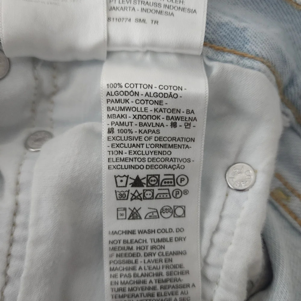 Levi's Ribcage Straight Ankle Jeans 29X27 - Picture 5 of 9